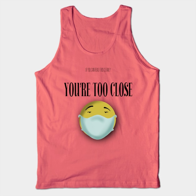 Too Close Tank Top by Danispolez_illustrations